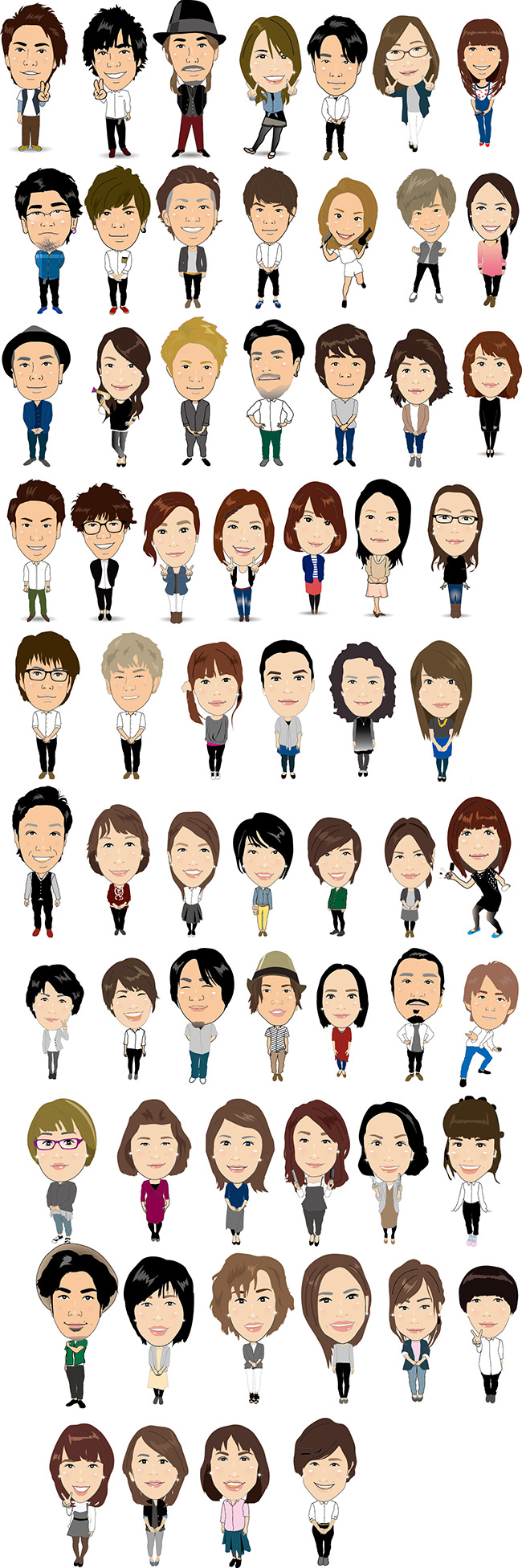 美容師・美容室様向け似顔絵